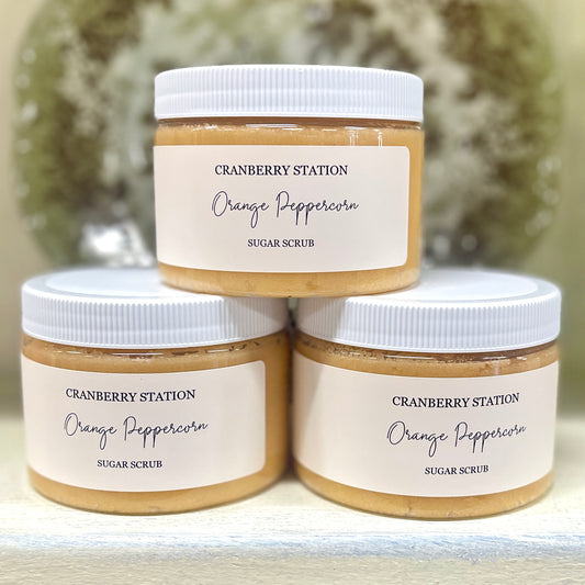 Orange Peppercorn Sugar Scrub