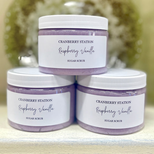 Raspberry Vanilla Sugar Scrub
